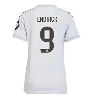 Real Madrid Endrick #9 Hjemmebanetrøje Dame 2025-26 Kortærmet